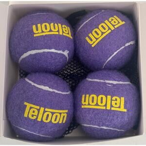 Teloon Pet Dog Playing Balls,2.5 Inch Interactive Dog Tennis Balls